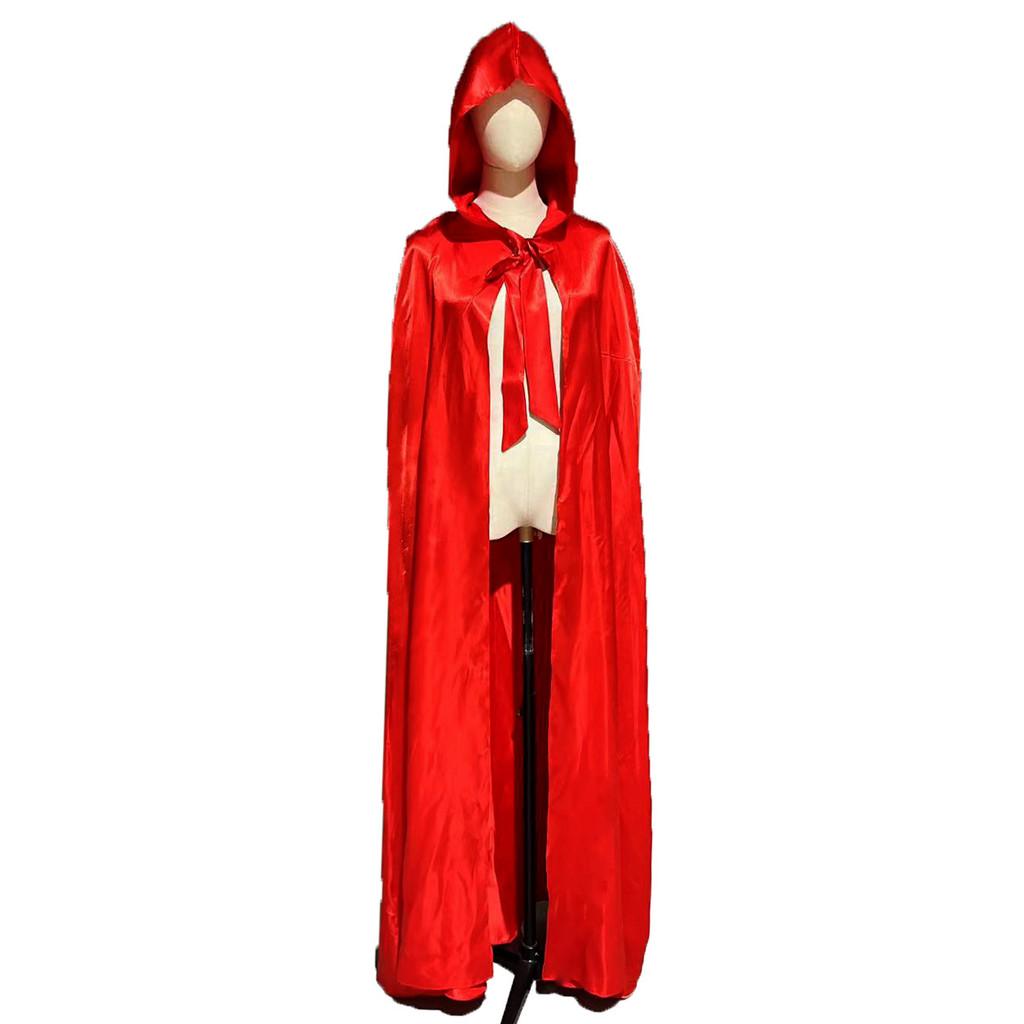 Halloween Hooded Cloak Robe Cape Party Vampire Cosplay Costume Clothing Perform