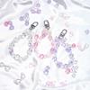 ANN DIY Lovely Ribbon Bead Keychain Accessories Kit