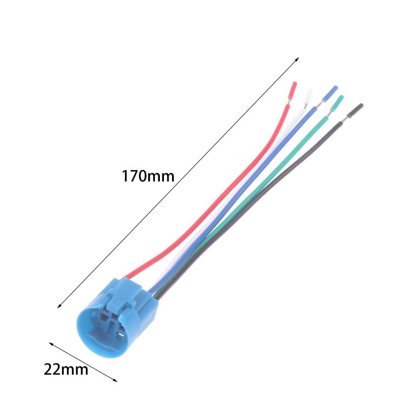 16/19/22/25Mm Cable Quick Connectors Electrical Wires Socket Harness Led Light Metal Push Button Switch Connection Assembly