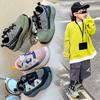 2025 autumn new children's sports shoes boys casual light breathable running shoes girls students tennis shoes