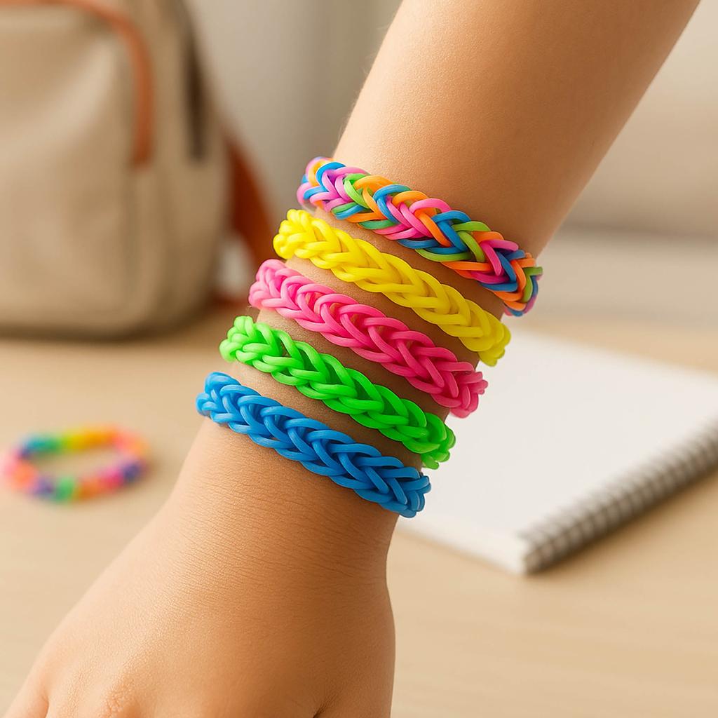 Bc Gumki Do Robienia Bransoletek Biżuterii Zestaw Diy Loom Bands Dla Dzieci