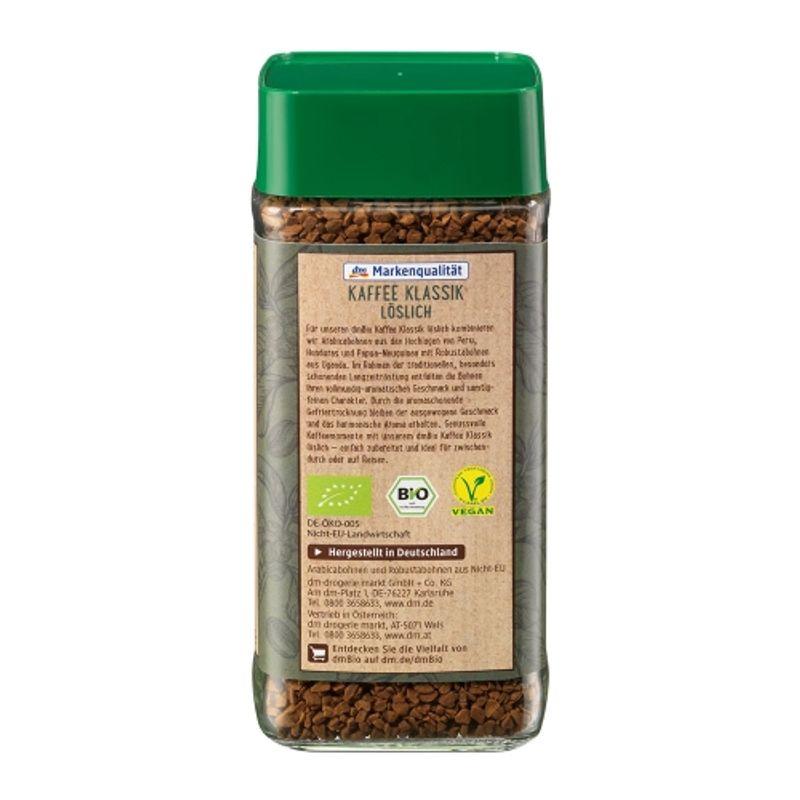 DM Bio Instant Coffee Classic 100g