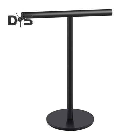 T-Shaped Towel Rack Storage Organizer Rust-Resistant Easy Installation Bath Hand Towel Holder Stand with Heavy Base