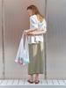 Elssibeui Stripe Sleeveless Knit Dress_Olive