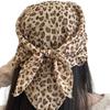Retros Leopard Print Headscarf Fashionable Women Head Scarf Durability Scarf for Daily Wear