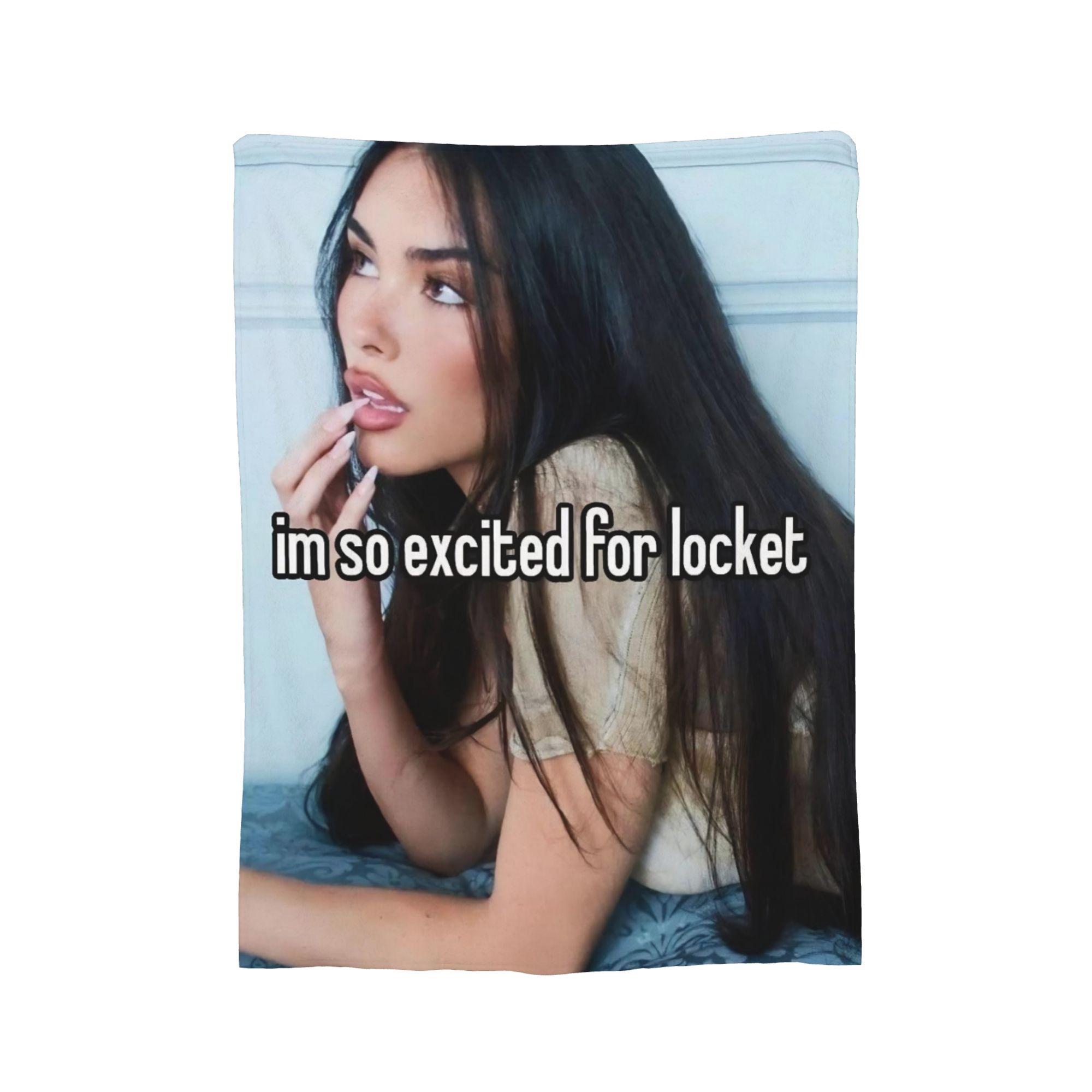

Locket Madison Beer Blankets Fleece Spring Autumn Portable Super Soft Throw Blanket for Bed Bedroom Bedding Throws 130x150cm