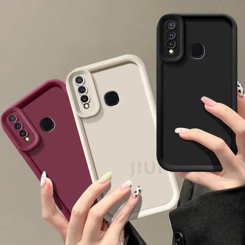 For Vivo Y19 Case Y 19 Vovo U20 U 20 Phone Cases Full Package Matte Anti Drop Soft Protective Cover Capa Coque Fundas Carcase