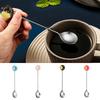 Long Handle Stainless Steel Coffee Spoon Stirring Dessert Spoons Creative Cartoon Rust-Proof Teaspoons for Home Restaurant