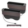 Car Seat Gap Organizer with Light & Charging Function