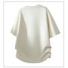 Men's Gray Waffle Knit Half Zip T-Shirt - Oversized Casual Short Sleeve Henley Top