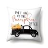Thanksgiving Pillowcase Blessing Maple Leaf Pumpkin Sofa Cushion Cover Office Home Living Room Pillowcase