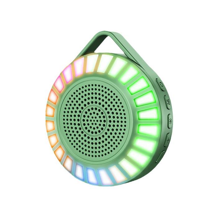 L34 RGB Sound-Activated Bluetooth Speaker with Card Slot - Enhanced Stereo, Noise Reduction, Cool Bass, Long Battery Life