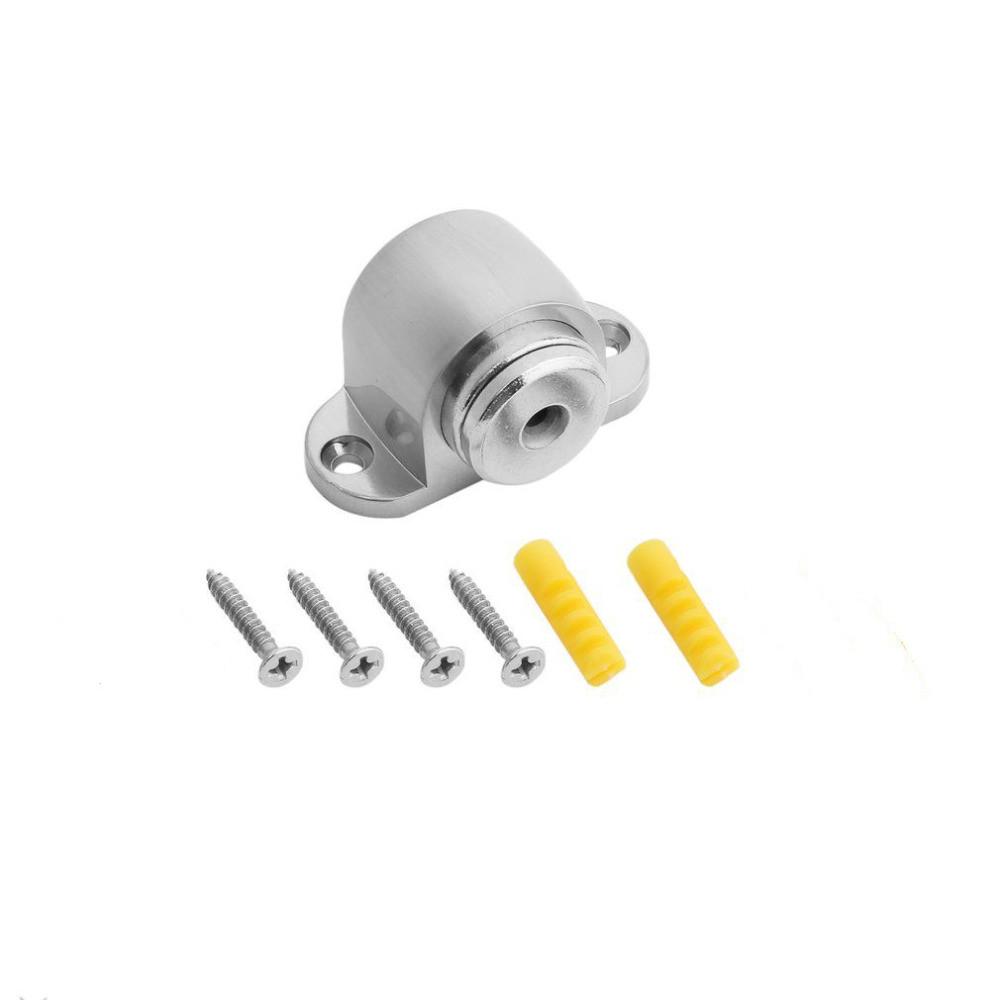 Stainless Steel Magnetic Door Stop Anti-Collision Door With Door Lock Screw Mounting Base Impact Fixator