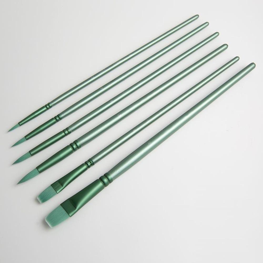 4/6pcs Professional Painting Brush Set Different Shape Art Paint Brushes  Student