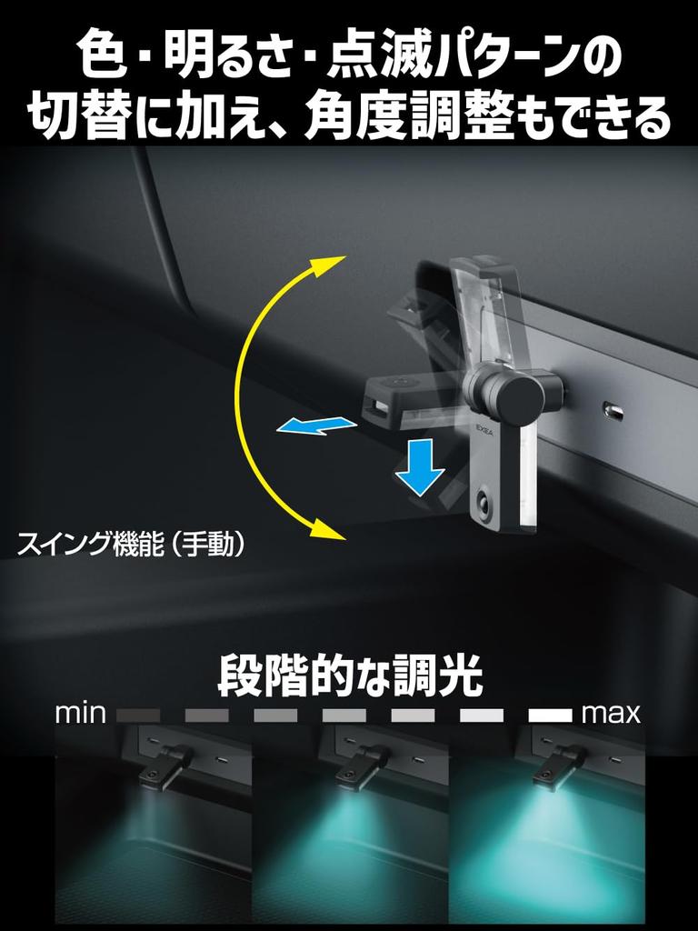 Seiko Sangyo EXEA Illumination Expansion Swing USB Light TypeC E126