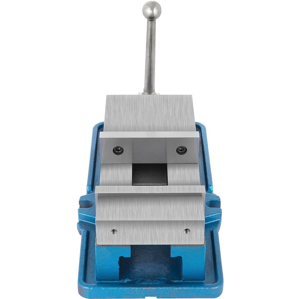 Non Swivel Milling Lockdown Vise 4 Inch Precision Bench Clamp 100mm Width Drill Press Clamp 4 Inch Jaw Opening for Finishing Milling Machines Drilling