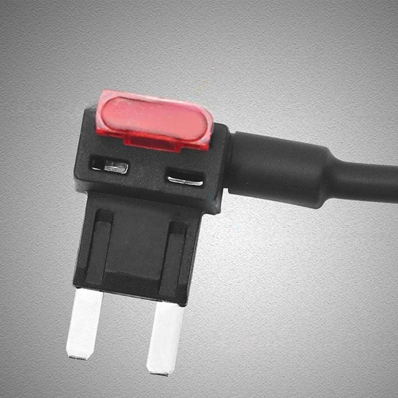 10 szt. Adaptery odgałęźników bezpiecznikowych Mały rozmiar Uchwyt bezpiecznika samochodowego ze standardowym niskoprofilowym bezpiecznikiem do samochodu ciężarowego łodzi wytrzymały