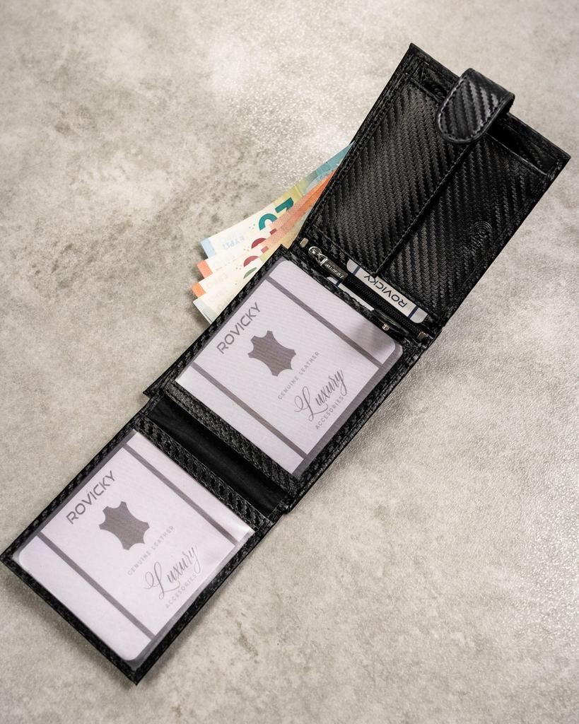 Men's gift set with a stylish leather wallet - Rovicky