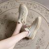 Mesh Breathable Casual Sports Shoes Lace-up Canvas Men's Shoes Socks Shoes Women's Spring and Autumn New Models