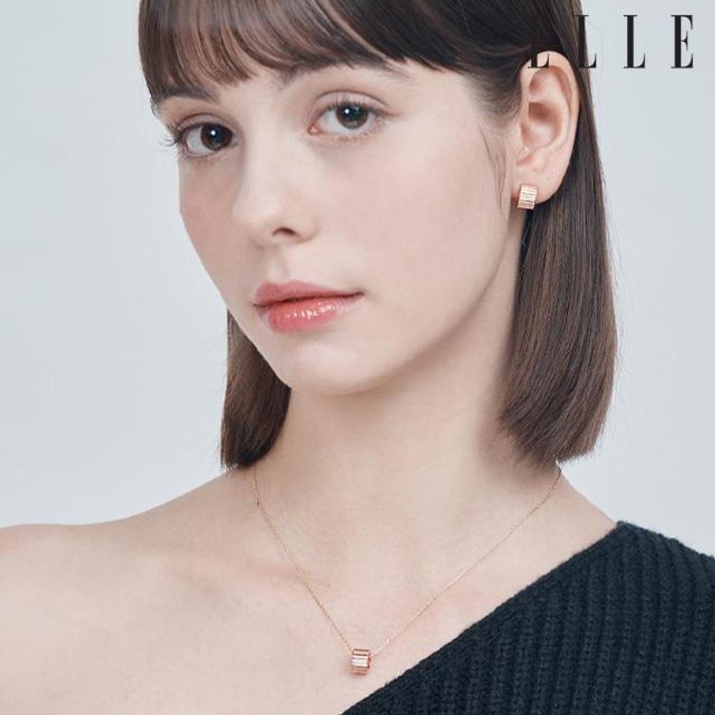 Ella One Tunnels Cubic Necklace ELBRNN206