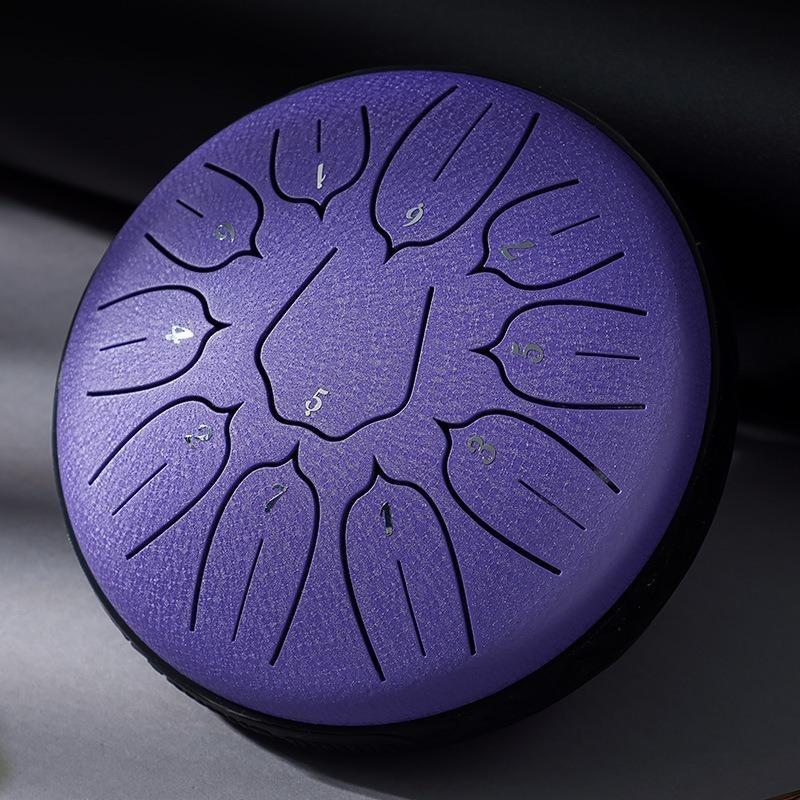 6 Inch 11 Notes Steel Tongue Drums Professional Percussion Rare Musical Instrument Drums Mandolin Meditation Accessories