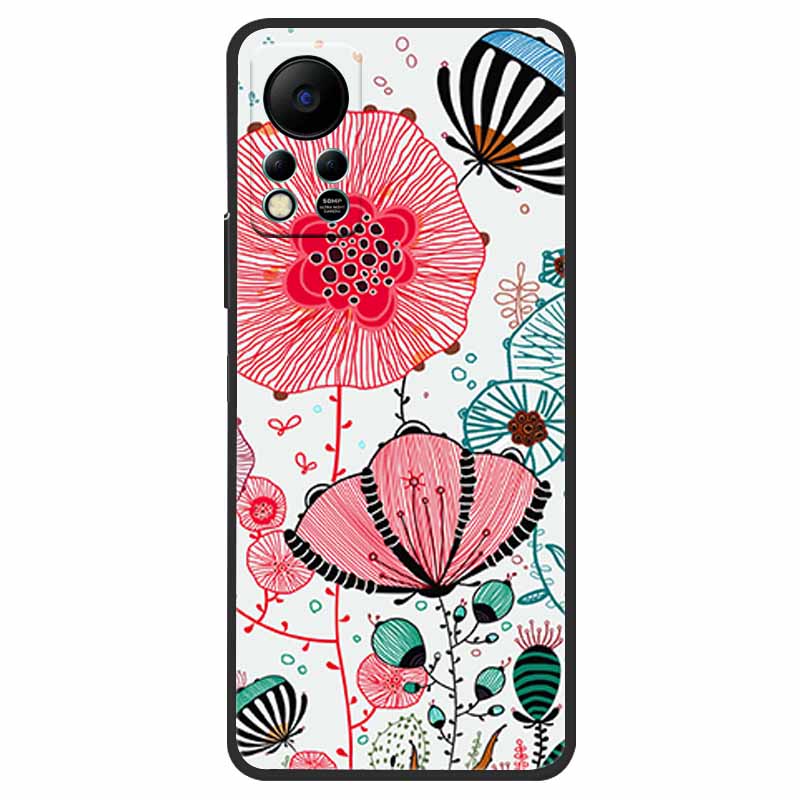 Für Infinix HOT 11S NFC Hülle X6812B Mode Weiches TPU Silikon Handyhülle Für Infinix HOT11S NFC Rückseite HOT 11 S 6.78 Funda