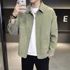 Men'S Solid Color Jacket Spring And Autumn New Men'S Clothing Youth Fashion Casual Trend Handsome Versatile Coat Summer
