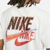 Nike Sportswear Logo Print Pullover Crew Neck T-Shirt Men Tops White DO6368-010