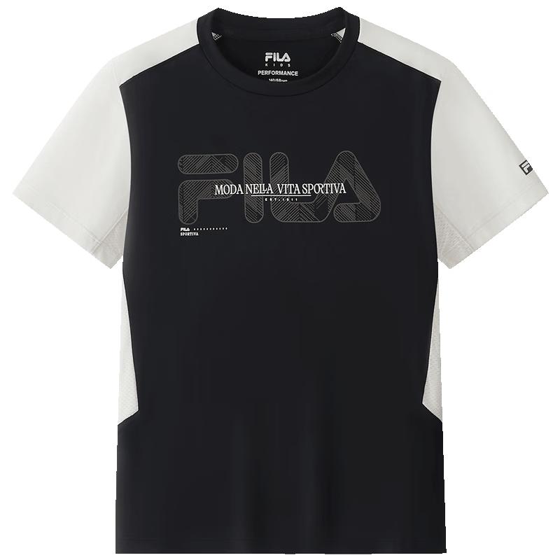 FILA Boys Sporty Round Neck Short Sleeve T-Shirt 140