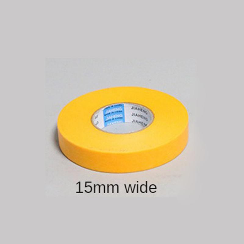 50 Meters Masking Paper Tape High-viscosity Separation Single Side Spray Paint For Decoration Yellow Paper Home Improvements