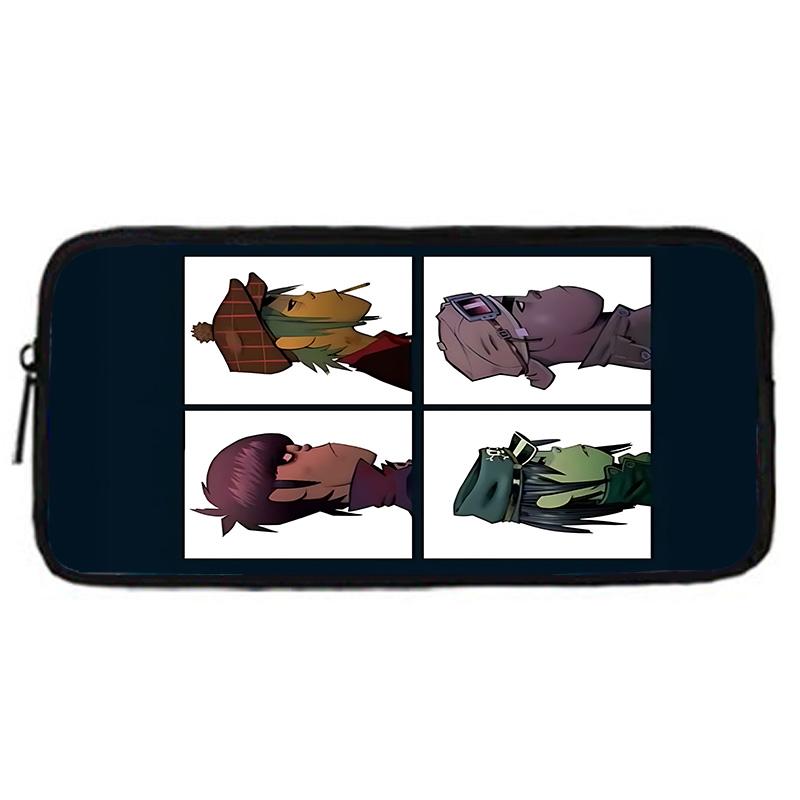 Child School Virtual Character Gorillazs-Backpack with Lunch Bags ,Pencil Bags ,School Bags for Boys Girls Best Gift