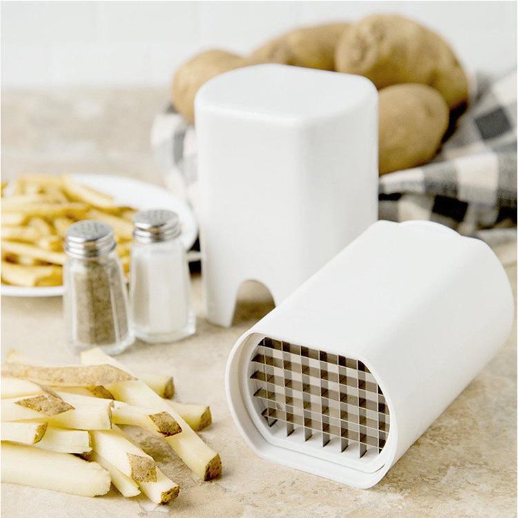 

Горячая Распродажа, новинка, 1 шт., ломтерезка Rench Fry Cutter Natural Cut Rapid Slicer, овощерезка, картофельный инструмент, пищевой овощерезка, измельчитель овощей белый