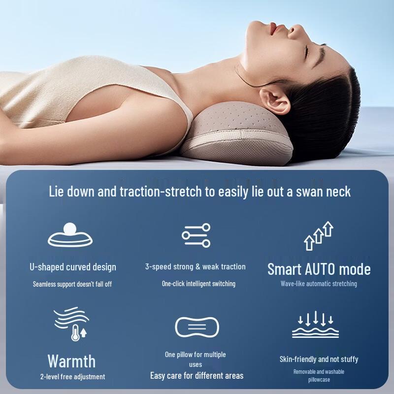 Breo Back Traction Neck Massager Pillow