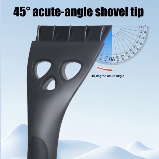 Extendable Car Snow Brush Ice Scraper Heavy-duty Snow Shovel with EVA Grip Snow Removal Tool for Windshield