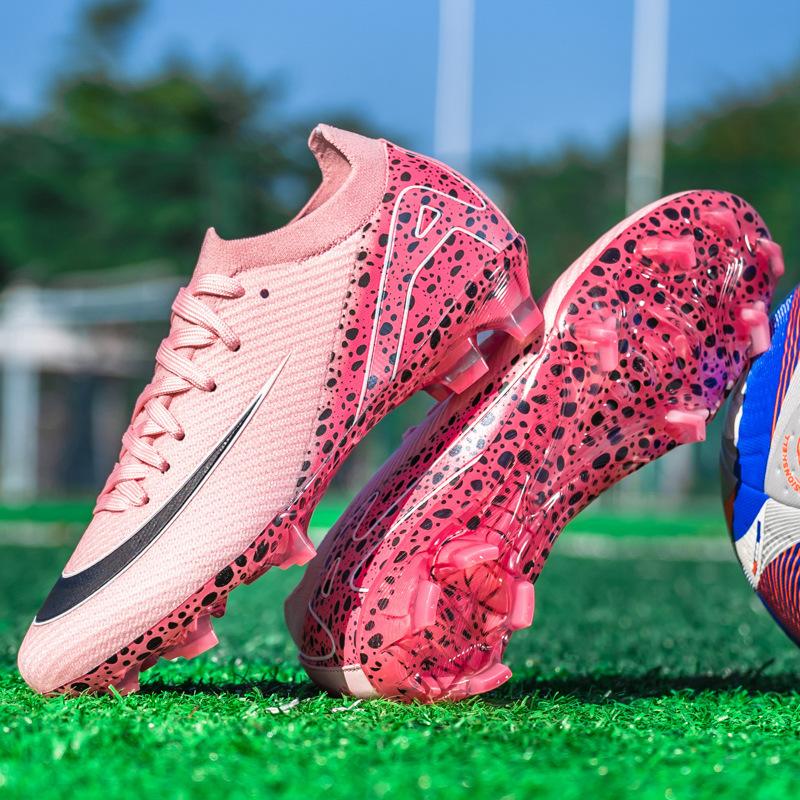 New Low-top Men's and Women's Football Shoes Long Nails TF Broken Nails Competition Training Shoes Men's and Women's Adult Sports Football Shoes