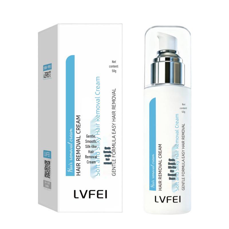 

LVFEI Silky Hair Removal Cream - Gentle, Non-Irritating, Moisturizing & Trace-Free for Smooth Skin.