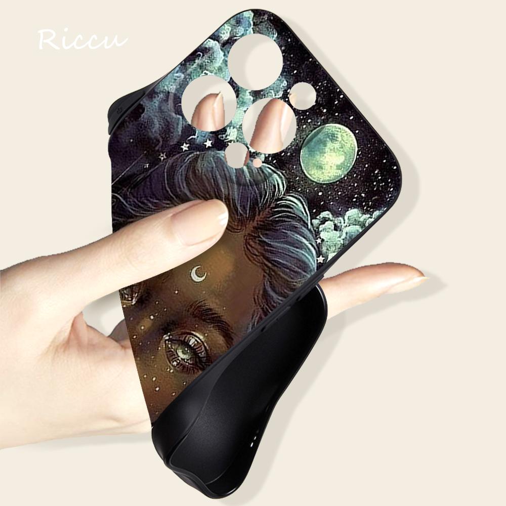 FOR IPhone 14 Afro Girls Art Soft Case for Iphone 14 11 12 Pro 8 7 Plus X 13 Pro MAX SE2020 XR XS RICCU Soft Covers