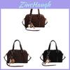 Retro Fashion Bowling Bag For Women With Pu Material And Large Capacity For Daily Use