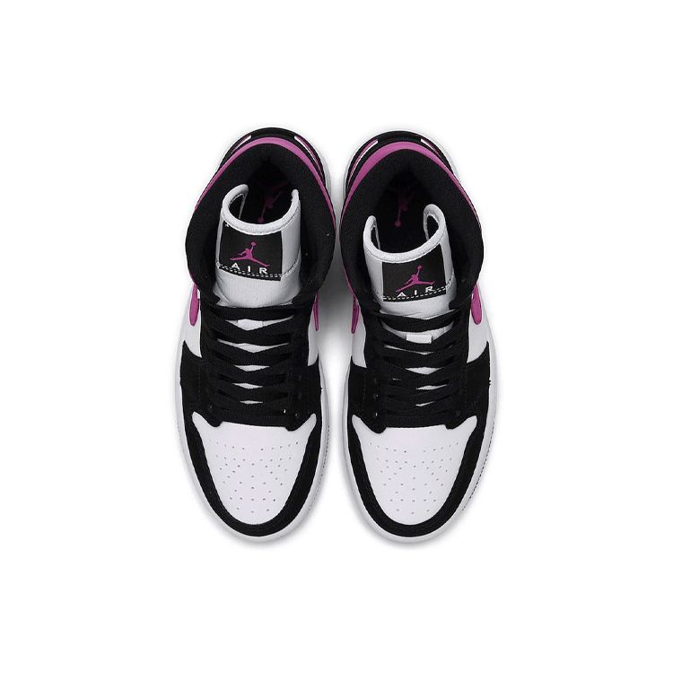 Sneakers da Donna Air Jordan 1 Mid Cactus Flower Nero Bianco BQ6472-005