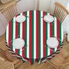Round Waterproof Mexico Flag Table Cover Mexican Coat Of Arms Tablecloth for Dining 70 Inch Table Cloth