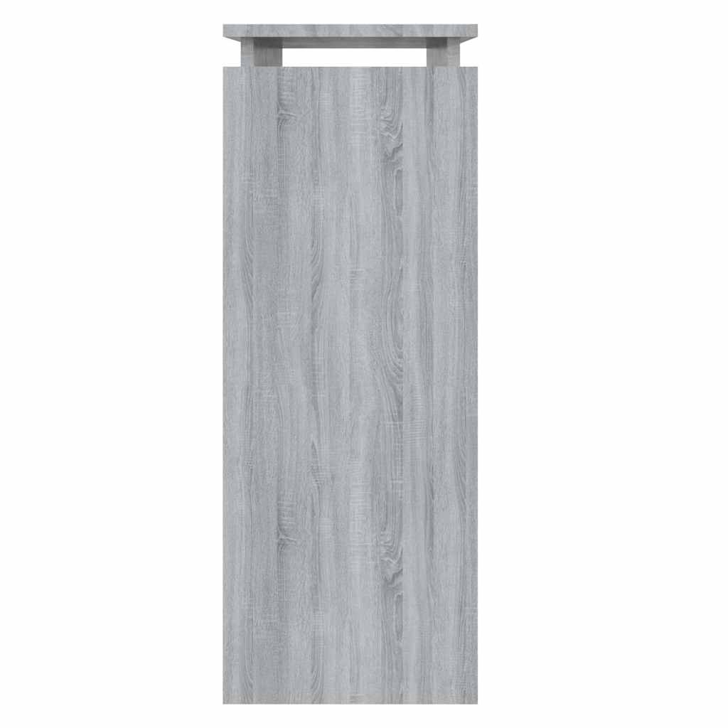 Console Table Gray Sonoma 80x30x80 cm Particleboard