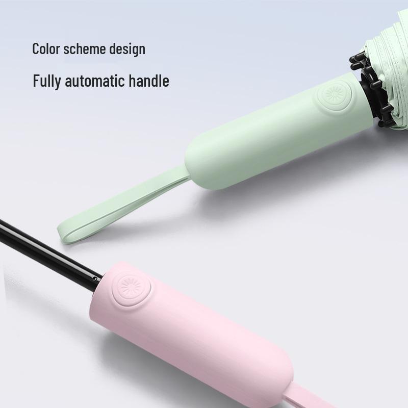 Colorful Auto-Safety Sunscreen Umbrella with Anti-Rebound Feature and Custom Logo Printing