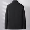 Thick Velvet Jacket for Men In Autumn and Winter New Lapel Jacket for Middle-aged and Elderly Men Warm Dad Winter Jacket