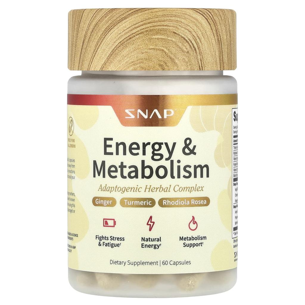 Energy & Metabolism, 60 Capsules