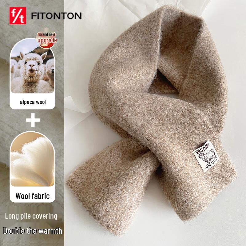 

FitonTon Women s Thick Plaid Winter Scarf