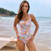 New Small Floral One-piece Swimsuit Women's Swimsuit Set Popular One-piece Swimsuit