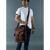 Mochila de couro conversível 2 em 1 para laptop | Mochila de couro marrom vintage para laptop | Bolsa de couro para laptop para homens e mulheres