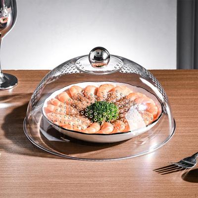 Butter Dessert Abdeckung Lebensmittel Deckel Top Griff Wiederverwendbare Kuchen Dome Platte für Outdoor Platten