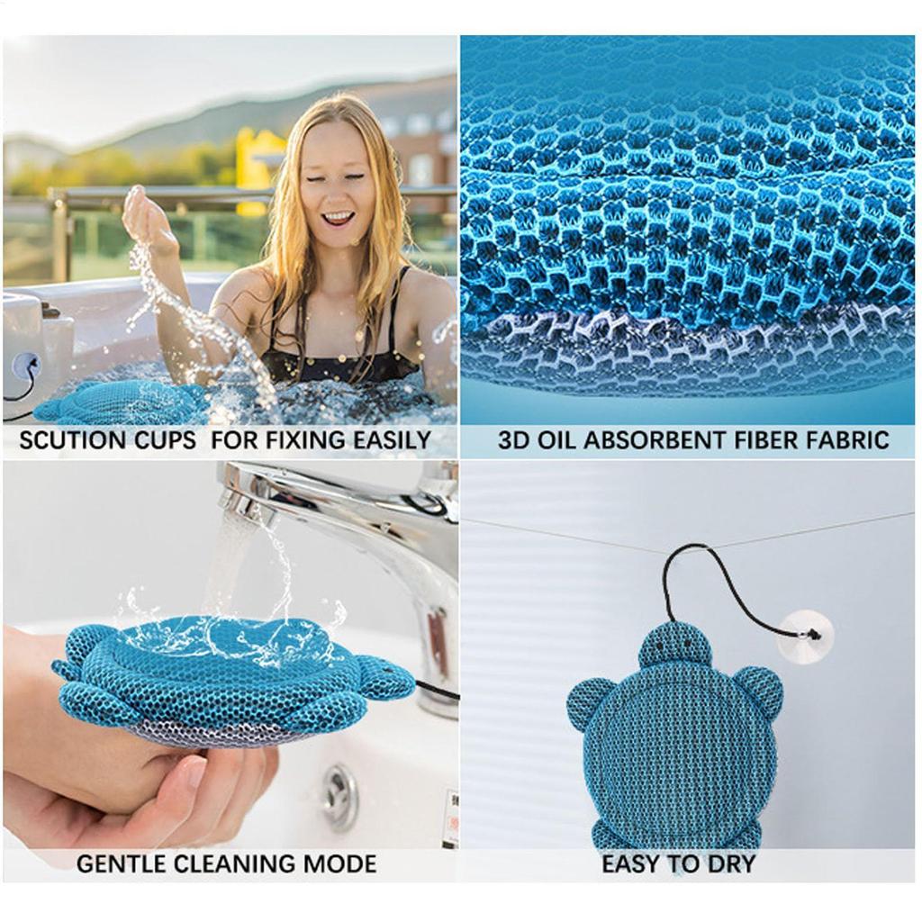 Hot Tub Scum Absorber Pool Oil Sponge Floating Scum Ball Spa Oil Absorbing Sponge Reusable Bathtub Skimmer for Water Maintenance