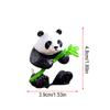Panda Toy Amusing Exquisite Appearance Difference Display DIY Landscaping Accessories Eye-catching Decorative Embellishment